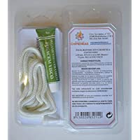 Los mejores  - Kit reparación estufas y chimeneas cordón fibra de vidrio + pegamento (6mm)
